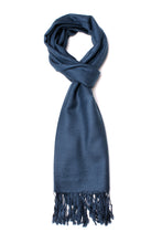 Load image into Gallery viewer, Alice Blake&#39;s Premium Navy Pashmina