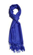 Load image into Gallery viewer, Alice Blake&#39;s Premium Royal Blue Pashmina