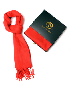 Alice Blake's Premium Red Pashmina